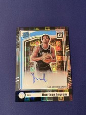 2024-25 Harrison Ingram Optic Rated Rookie Black Pandora Auto /25