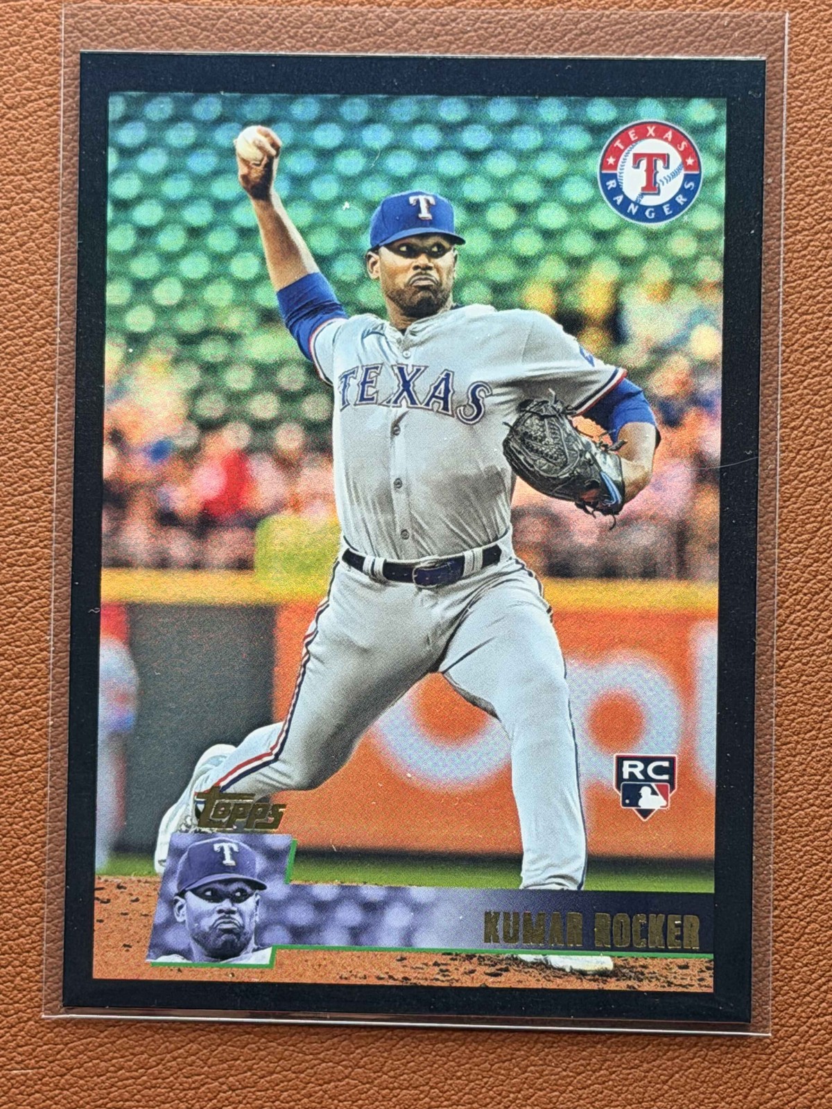 2025 Topps Archives Kumar Rocker #108 Black Foilboard RC Texas Rangers