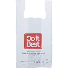 Do it Best Standard T-Shirt Shopping Bag (1000-Pack) 90287 SIM Supply, Inc.