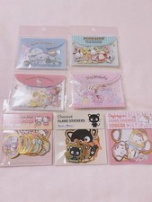 Sanrio Sticker Case Set 40 Pieces, Of 4 Types, Flake Stickers 3 Types