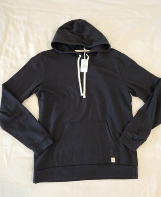 Marine Layer Pullover Hoodie Mens Medium Gray Modal Cotton Soft $98 New NWT Logo