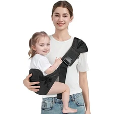 Toddler Sling Carrier Toddler Carrier Sling Easy to Use Baby Sling - Dark Gray