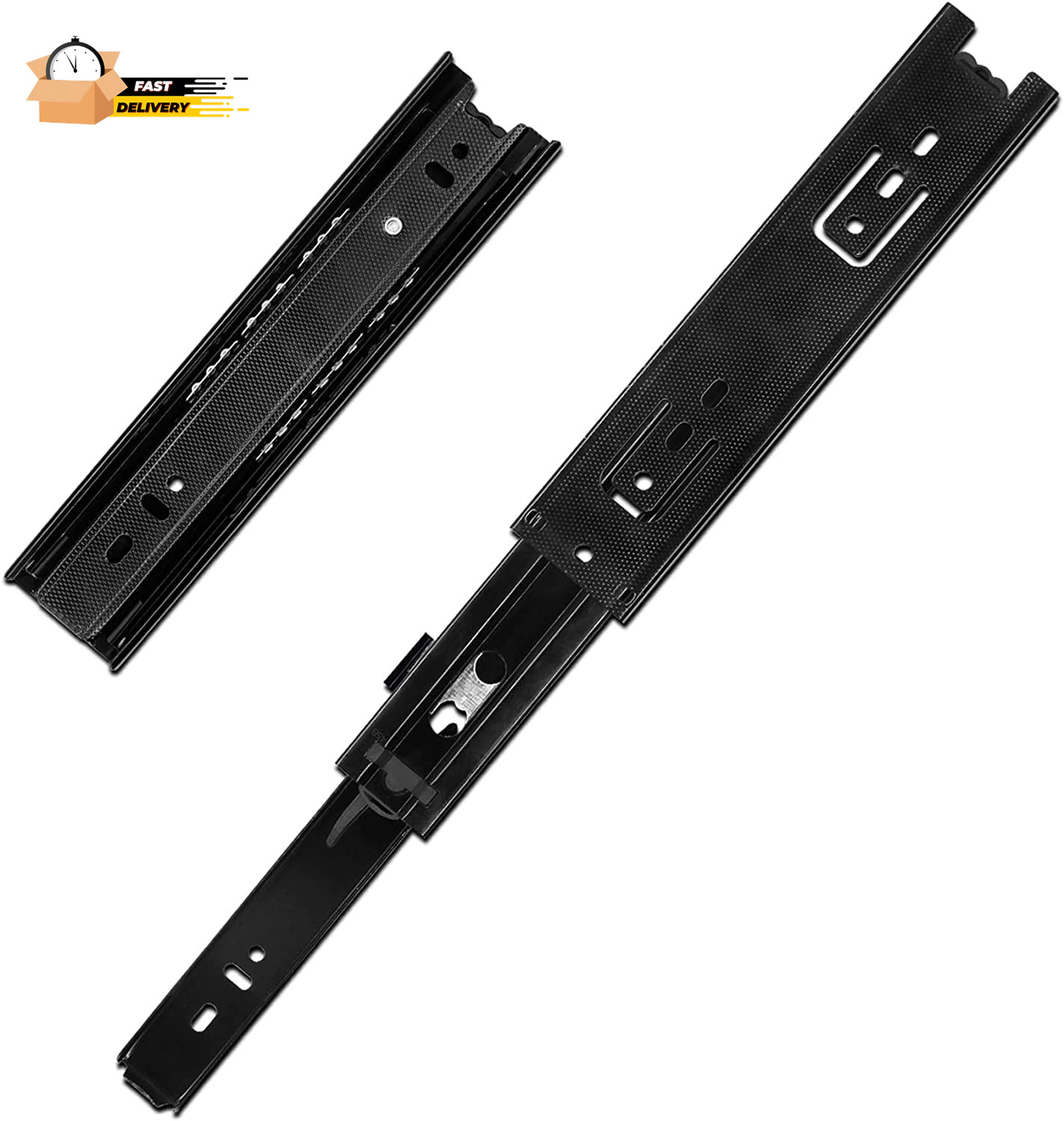 Drawer Slides,2Pcs 8 Inch Soft Close Drawer Slides, Undermou
