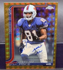 2025 Topps Chrome Peerless Price Gold Geometric Auto /50 - Bills Legend!