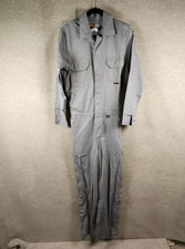 MCR Safety FR Coveralls Gray 100 Cotton Flame Resistant Jumpsuit Size Small