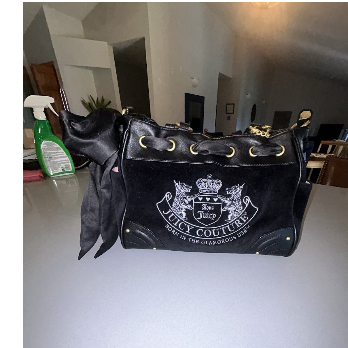 Juicy Couture Heritage Core Tote Bag- In the color 'Liqourice' | eBay