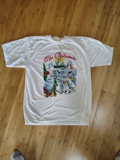 Vintage Thriller Bahama Size Medium White Bahamas Map T-shirt Limited Edition