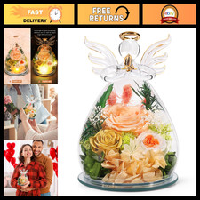 Forever Rose in Glass - Preserved Flower Gift for Mom, Women, Anniversary, Birth