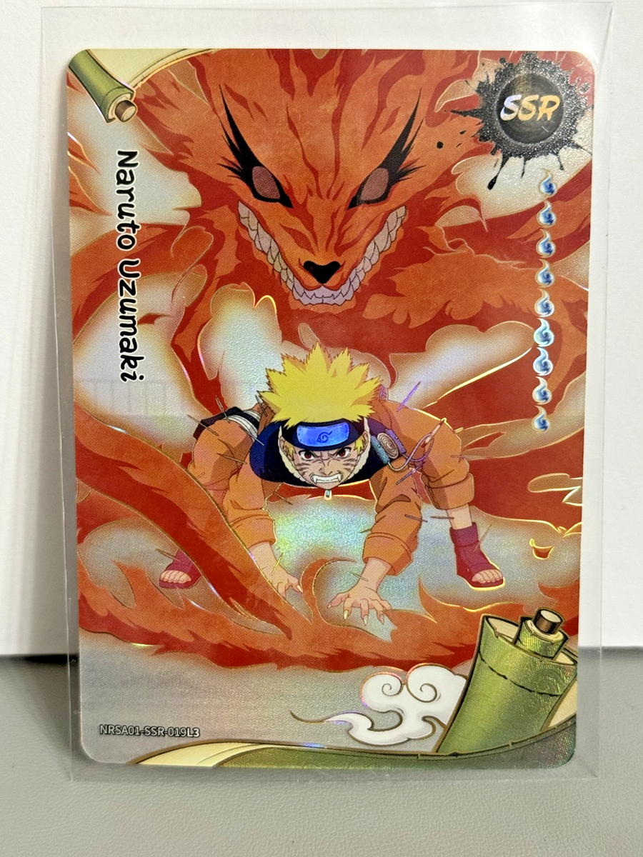 Naruto Uzumaki NRSA01-SSR-019L3 English Naruto Kayou Card Heavens
