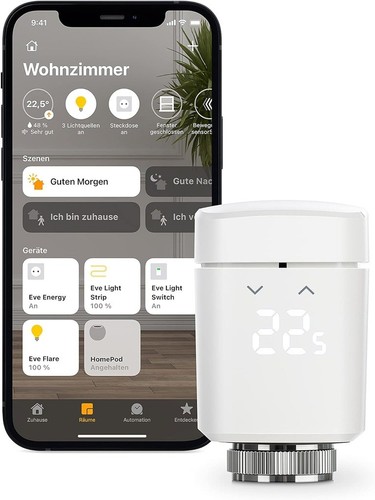 N3 Eve Thermo 2020 Heizkörperthermostat - Weiß (10EBP1701) - Bild 1 von 9