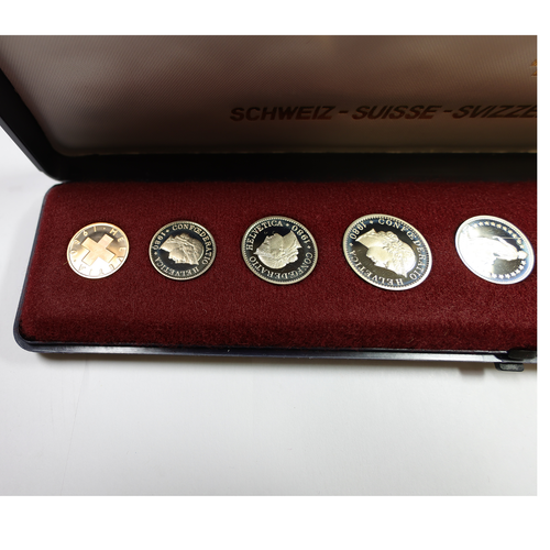 Set 8 monete Svizzera 1980 rame-nichel proof #60168C - Foto 5 di 12
