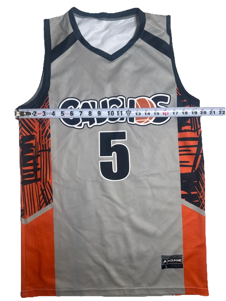 Vintage Gauchos NYC Bronx #5 Basketball jersey  Size L - Image 3 of 4