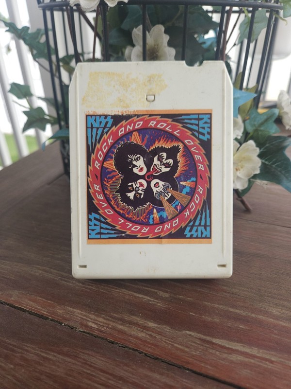 Vintage 1976 KISS Rock and Roll Over 8-track cartridge on Casablanca Records...