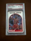 1989-90 Hoops #200 Michael Jordan PSA 8 Basketball Card NBA Bulls 89 1990