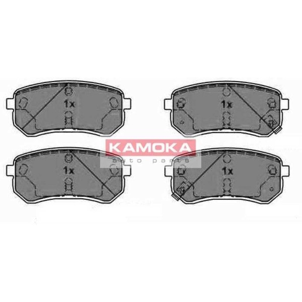 Kamoka BremsbeläGe Bremsbelegsatz Hinten FüR Hyundai I10 KIA Picanto-image
