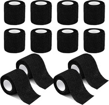 12 Pack Self Adherent Cohesive Wrap Bandages 2 Inches X 5 Yards, First Aid Ta...