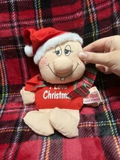 Vintage Wilbur And Friends I Love Christmas Ornament Plush Russ Berrie & Co Inc.