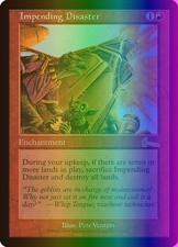 MTG Magic the Gathering Impending Disaster (82/143) Urza's Legacy LP FOIL