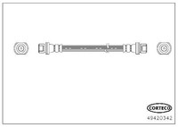 Corteco Bremsschlauch Hinterachse, Rechts FüR Toyota