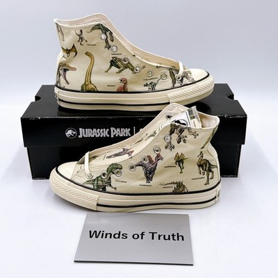 Converse All Star Aged DP HI  Jurassic Park Natural 31315570 210 US 3-11.5