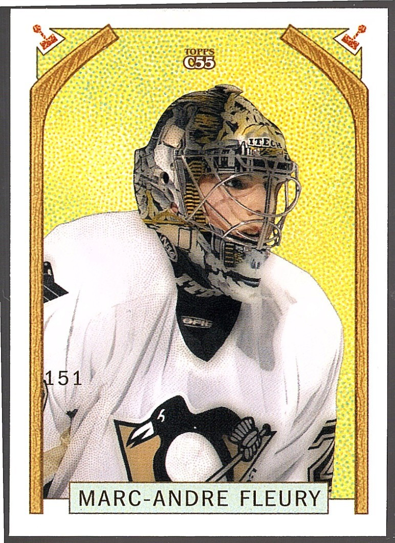 MARC-ANDRE FLEURY 2003-04 Topps C55 Rookie Pittsburgh Penguins #151 RC