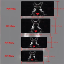 40*90cm Extra-Large French Bulldog Desk Mat & Gaming Mousepad - Cute Frenchie De