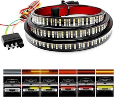 60" For RAM Accessories 4Row LED Tail Light Strip Bar Turn Signal Rear Brake