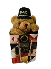 FAO Schwarz 7  Holiday 2020 Toy Soldier Teddy Plush In A Gift Bag EUC