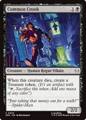COMMON CROOK x4 mtg NM-M Marvel's Spider-Man 4 Common