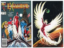 Excalibur #1 (FN- 5.5) NEWSSTAND 1st app Widget 1st Ongoing Title 1988 Marvel