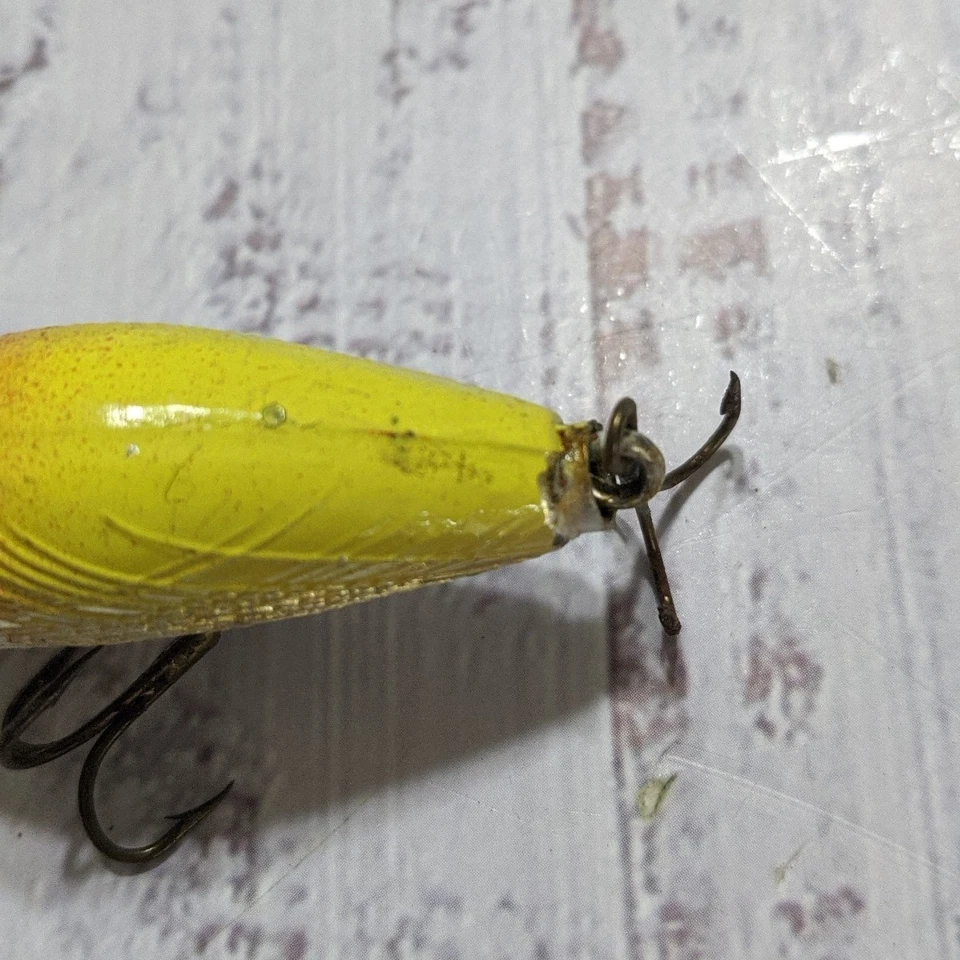 1970's Bill Norman Little Scooper Clown 2.75" Shallow Crankbait Lure - Image 3 of 4