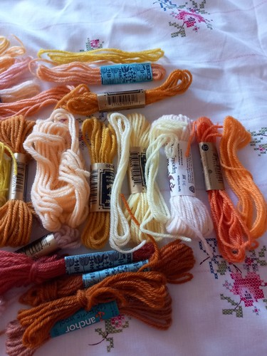 Yellow Couloured Anchor Tapestry Wool - Picture 4 of 4