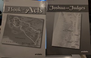 Abeka Book Of Acts AND Joshua & Judges Teacher Test Keys 8th Grade Bible