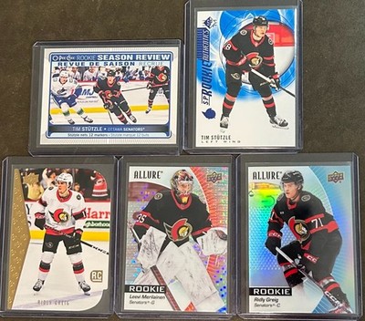 2020-24 Upper Deck Hockey Ottawa Senators 5 Card Rookie Trading Lot!