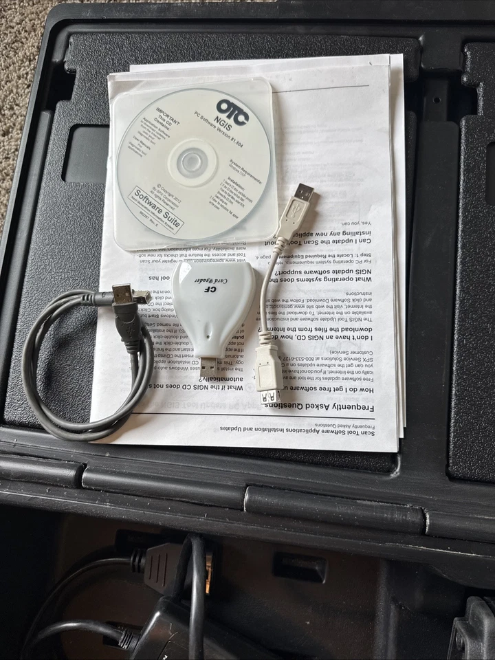 Sistema de herramientas de escaneo OTC Genisys EVO 5.0 con estuche de cable OBD inteligente necesita trabajo leer Foto 4 de 4