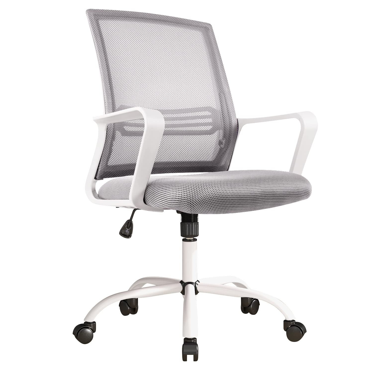 Ergonomic Mesh Office Chair with Mid Back Support and Swivel Base for Desk Work