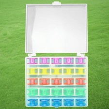 25 Pcs Bobbin Storage Box Embroidery Thread Bobbins Sewing Machine Boxes