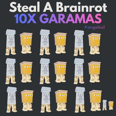  10X GARAMAS  | STEAL A BRAINROT | CHEAPEST 