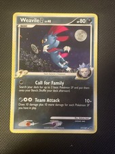 Weavile G Holo Rare Platinum 17/127 MP on eBay