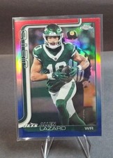 2025 Topps Chrome Allen Lazard #236 Red White Blue Refractor