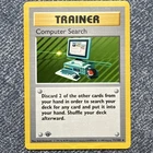 Pokémon TCG Computer Search Trainer 1st Edition Base Set 71/102 LP