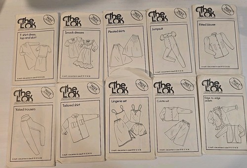 The Look Creative Fashion Course! 1982 Ring Bound & 30 Patterns Uncut Complete - Picture 9 of 10
