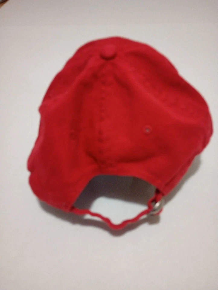 Sombrero Red's Eats Langosta Wiscasset Maine Yunque Ajustable De Colección Rojo Foto 3 de 4