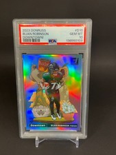 📈  Bijan Robinson Downtown PSA 10 - 2023 Donruss ROOKIE RC Case Hit SSP Falcons