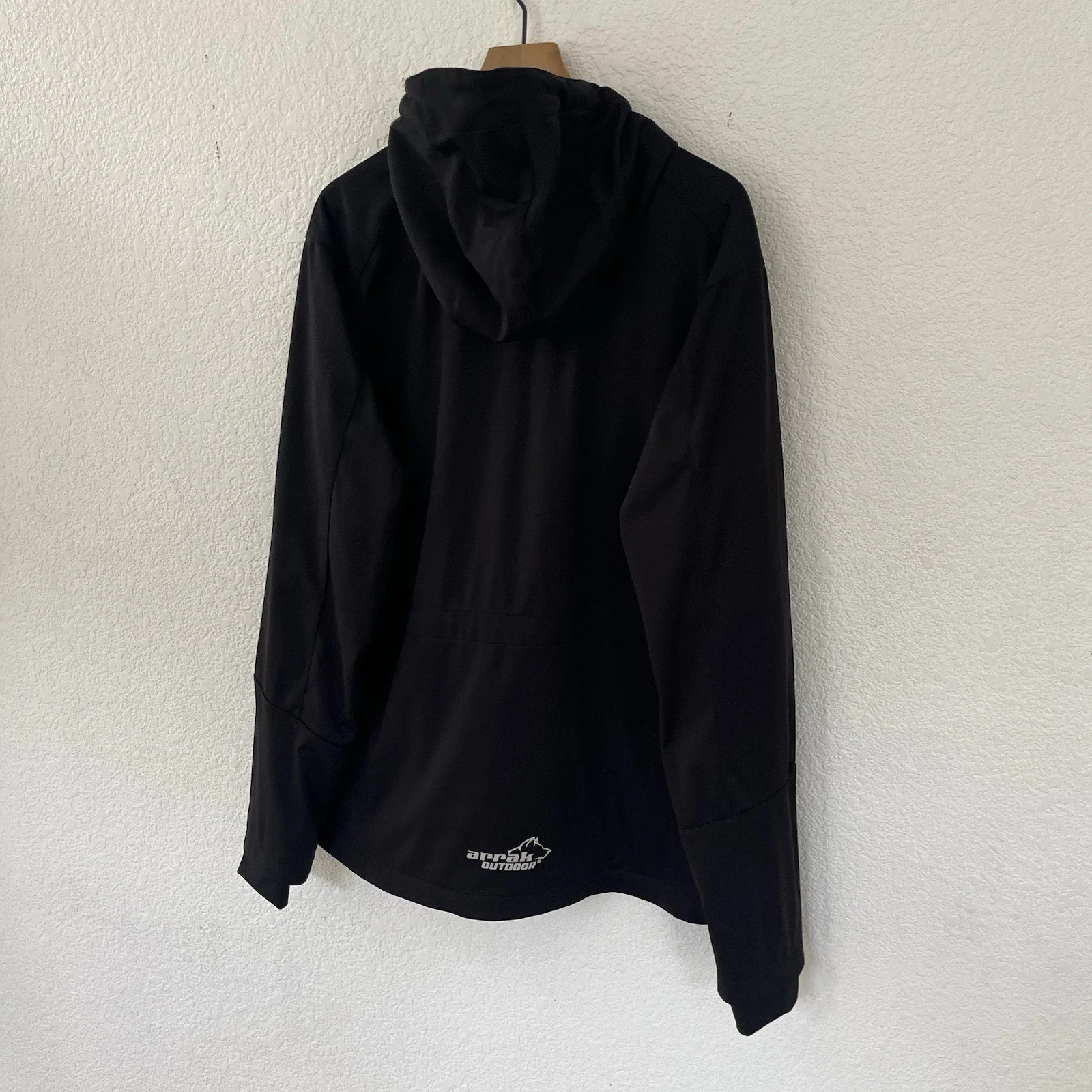 Arrak Outdoor AKKA Mens XL Softshell Jacket WP-3000 Black Sweden - product detail image 12