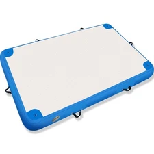 Inflatable Floating Dock, 8 ft x 6 ft  Platform with Air Pump & Carry Bag 6 Inch