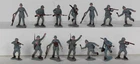 Marx Miniature Plastic Playset WWII German assortment  Lot 2 HO Scale