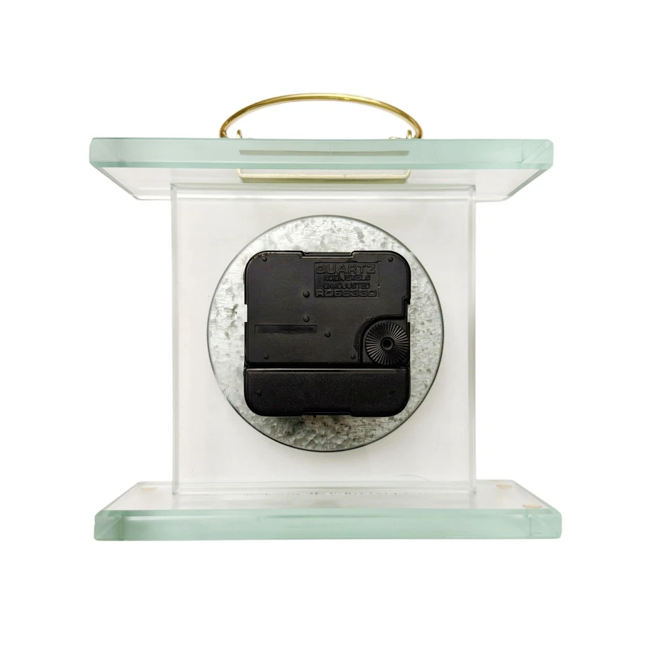 Reloj de cuarzo vintage International Silver Co. - Caja de vidrio números romanos Foto 4 de 4