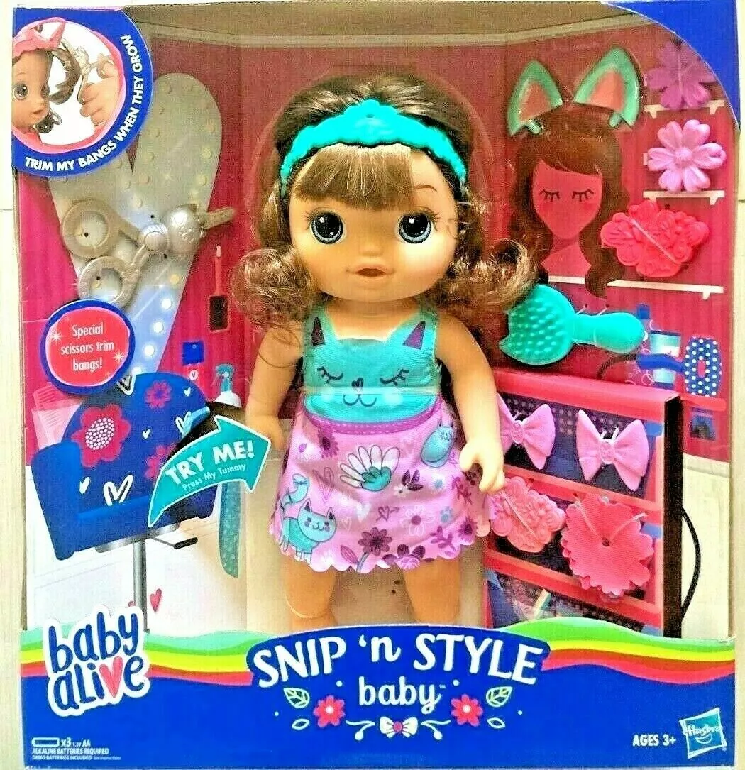 Baby alive hotsell brush n snip