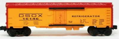 Lionel 16146 DSDXR YELLOW wRED ROOF DAIRY DISPATCH REEFER MOB Brand New Box
